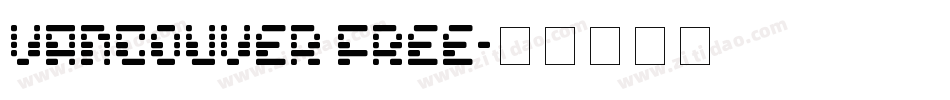 Vancouver FREE字体转换